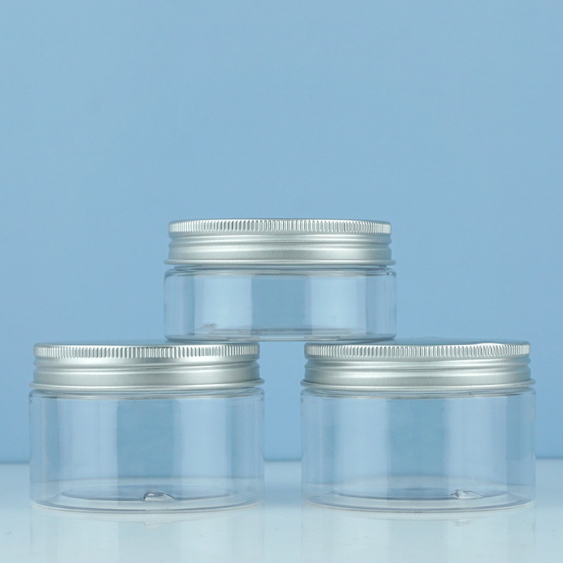 12pcs 50ml Glass Transparent Bottles with Plastic/Aluminum Lids