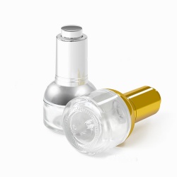 cosmetics-bottle eco-friendly 30ml  Push Button Dropper  glass bottle