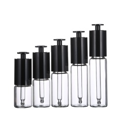 cosmetics-bottle eco-friendly 30ml  Push Button Dropper glass bottle