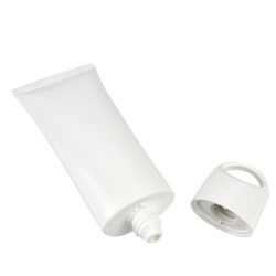 COSMETICS-BOTTLE 120ml Biodegradable Squeeze PE cosmetics tube with PP cap