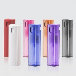 Cosmetics-Bottle 10ML  perfume atomizer mist spray PP bottle with GLASS inner