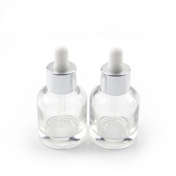 cosmetics-bottle 30ML thicken bottom glass dropper serum bottle