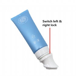 cosmetics-bottle switch left and right lock brush PE tube