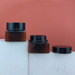 cosmetics-bottle 30g 50g PET Jar support custom color bottle