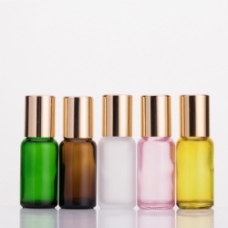 cosmetics-bottle 30ML roll-on essential oil glass bottle with stianless steel  ball