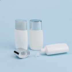 Cosmetics-Bottle 30ml  creamy make up base sun screen PE bottle
