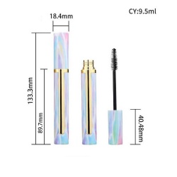 cosmetics-bottle 9.5ml lip gloss tube with a wiondow