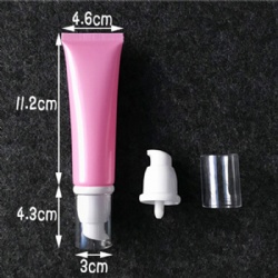 cosmetics-bottle 50ml lotion cream squazze pump plastic tube