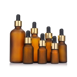 cosmetics-bottle varity capcity frost amber glass bottle