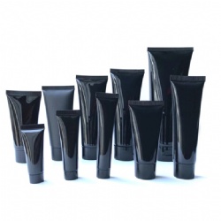 COSMETICS-BOTTLE varity capacity Black plastic cosmetics tube